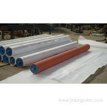 Rubber roller for laminating device